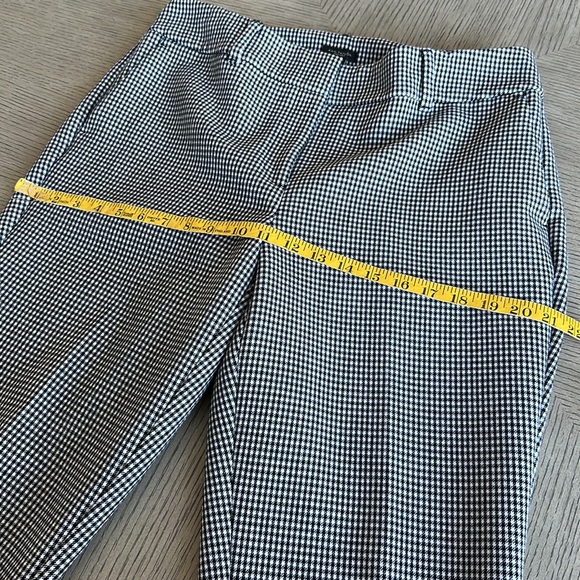 Ann Taylor - Black & White Check Ankle Pants - SZ 8 - Picture 9 of 12